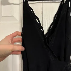 ASTR the Label Isabella Black Lace Wrap Maxi Dress thumbnail 5