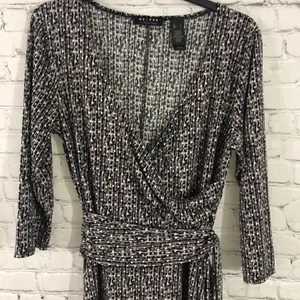 Axcess long sleeve dress with side tie Black Size L thumbnail 2