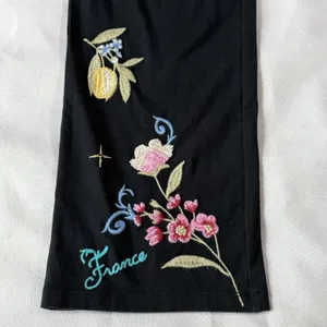 NWT‎ Johnny Was M Embroidered Paris France Leggings Art To Wear Boho Fairycore thumbnail 7