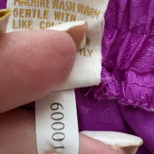 3193 | Vintage 90s Victoria's Secret Satin Jacquard Tap Shorts Purple Floral S thumbnail 8