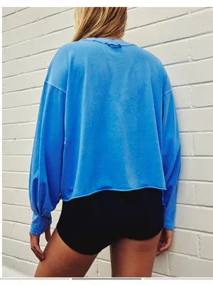 EUC Free People Movement Inspire Layer long sleeve t-shirt in sold out Oxblood thumbnail 2