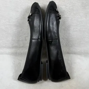 Vionic Minna Black Leather Ballet Flats Orthotic Arch Support Shoes Size 7 thumbnail 10