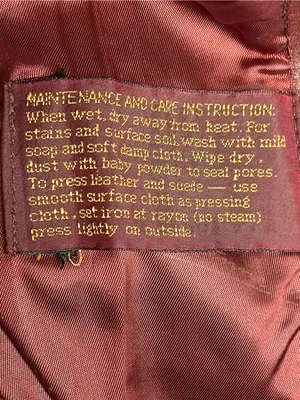 Etienne Aigner Vintage Oxblood Leather Blazer Style Jacket 80s Sz 14 thumbnail 14