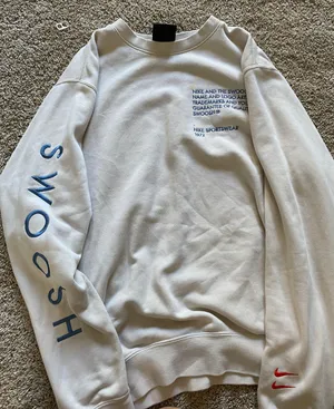 Nike Vintage 90s Crew Neck White Size M thumbnail 1