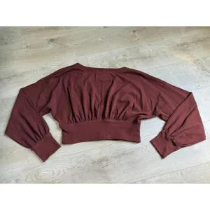 NWOT Free People We The Free REVOLVE All Nighter Tee red jasper waffleknit sz XL thumbnail 3
