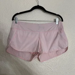 Lululemon Run Speed Shorts Blush Quartz Size 8 Pink sparkly color rare color 🦄 thumbnail 4