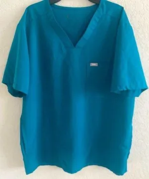 FIGS Scrubs TOP Short Sleeves Size L thumbnail 1