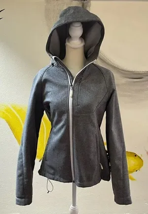 Kirkland Signature fleece lined zip up hoodie jacket. Size Medium. thumbnail 1