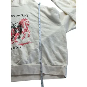 Zach Bryan Buckeye Country Superfest‎ 2024 Hoodie Cream 2XL Independent PRM2600C thumbnail 5
