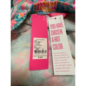 Lilly Pulitzer Jace Romper XL NWT Tropical Punch Strapless Scallop $118 thumbnail 10