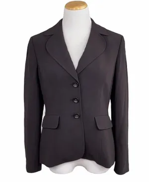 Petites Classic Brown Cuff Sleeve Blazer thumbnail 2