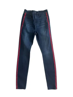 ABERCROMBIE & FITCH Ultra High Rise Pinstripe Skinny Jeans Size 27 / US 4 thumbnail 3