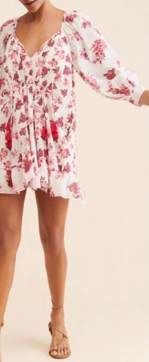 Free People Camella Mini Dress Ivory thumbnail 1