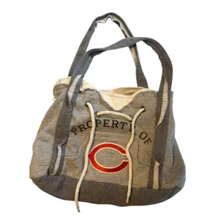 Chicago Bears Property Of C Tote Bag With Drawstring & Snap Closure thumbnail 7