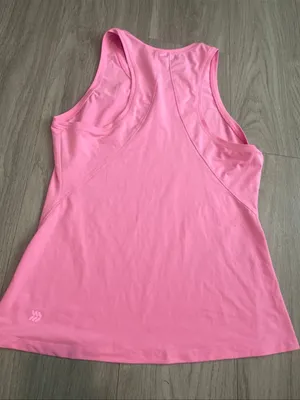 all in motion Pink Racerback Tank Top thumbnail 2
