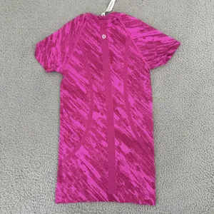 Lululemon Swiftly Tech Short Sleeve Shirt Mesh Camo Pow Pink‎ Athletic Women's 2 thumbnail 2