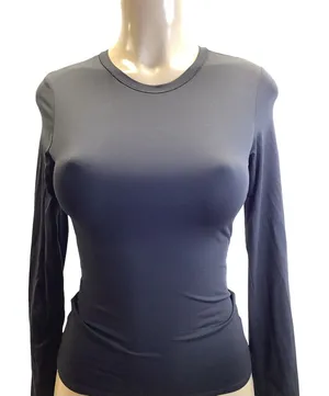 Victoria's Secret PINK Size Small Black Long Sleeve Top. Preloved thumbnail 1