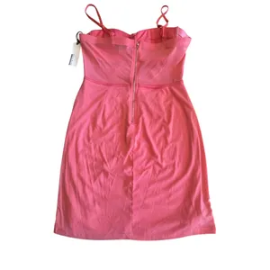 Haute Monde Peach Corset Bodycon Mini Dress Women's Large NEW Party Dress thumbnail 4