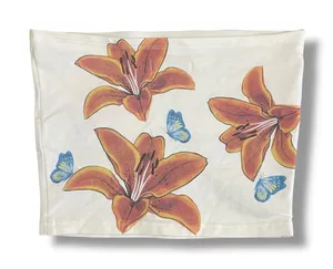 Edikted Lily Floral Butterfly Tube Top White Stretch Strapless Y2K Aesthetic XS‎ thumbnail 1