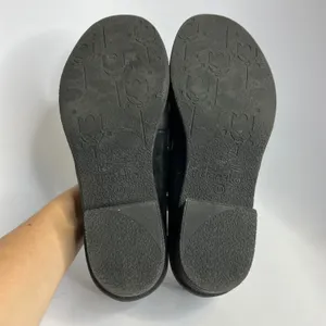Dansko Danika burnished black‎ leather loafers stacked heel women's size 40/9.5 thumbnail 7
