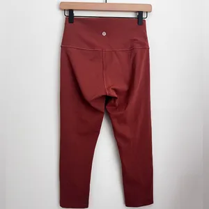 Lululemon athletica Wunder Train High-Rise Crop 21" in Ancient Copper 8 thumbnail 6