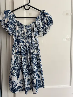 Abercrombie Puff Sleeve Mini Dress thumbnail 2