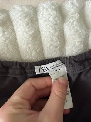 Zara Gray Drawstring Pants thumbnail 5