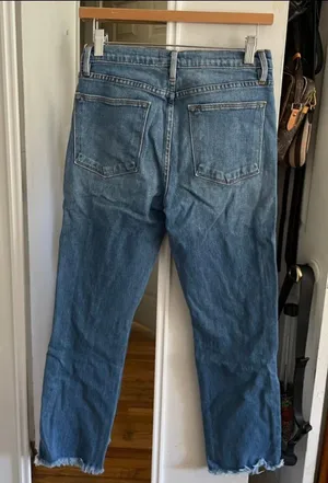 Frame Blue Le High Straight Leg Jeans thumbnail 8