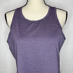 Athletic Works Womens Purple Open Back Tank Stretch Size M (8-10) thumbnail 2