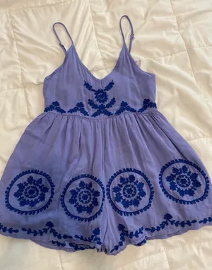 Tobi Purple Romper thumbnail 1