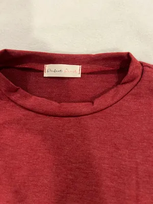 Perfect Peach Womens  Red Sweater top thumbnail 3