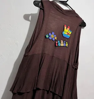 Brown layered vest with a boho vibe #festivalvibes ALYX size L thumbnail 9