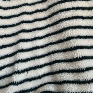 Free People Black White Striped Sweater Pullover Top Fleece Women Size M Shirt thumbnail 2