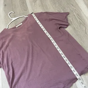 Free People TShirt oversized nina short sleeve womens Purple xsmall casual boho thumbnail 6