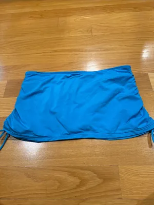 Apt .9 blue swim skirt size 8 . thumbnail 8