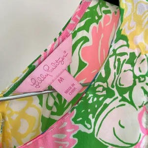 Lilly Pulitzer size medium silk top thumbnail 5