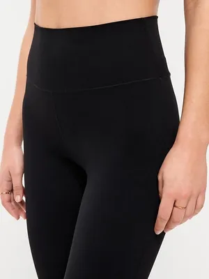 Old Navy Women’s Studiosmooth Go Dry High Rise Flare Leggings in Black M thumbnail 3