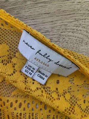 Never Fully Dress Crochet Lace Ruffle Mini Dress in Size US 14 thumbnail 3