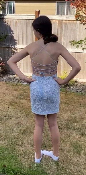 Light Blue Lace Dress Size 0 thumbnail 2