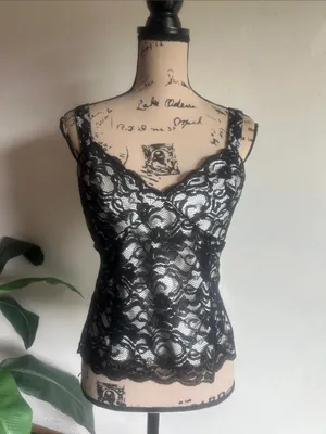 White House Black Market Lace Corset Top Size 10 thumbnail 3
