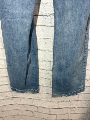 Risen Classic Mid Wash Wide-Leg Flare Women's Jeans, sz 15/32 thumbnail 7