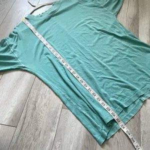 Free People Tshirt cotton oversized long sleeve womens Mint (xsmall) casual boho thumbnail 3