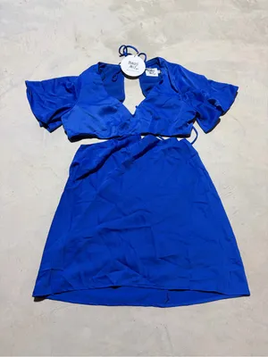 Princess Polly NWT Mischa Mini Dress blue 12 thumbnail 3