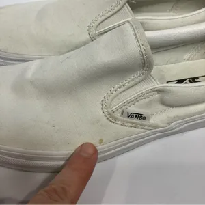 Vans all white slip on‎ shoes unisex sizes thumbnail 5