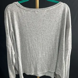 Athleta oversized grey blend tunic workout top yoga activewear XL thumbnail 5