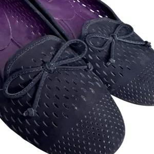 Vaneli Lakona Blue Suede Perforation Flats Size 9 thumbnail 4