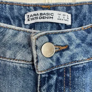 Zara Blue denim mini skirt with‎ embroidered floral details #festivalvibes large thumbnail 6