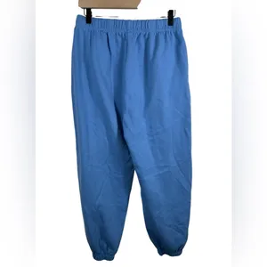 Garage Blue Jogger Sweatpants Women’s Size M Fleece Lined‎ Elastic Waist Pants thumbnail 3