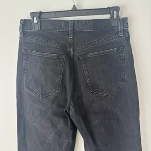 Abercrombie & Fitch The 90s Straight Ultra High Rise Black Denim Jeans thumbnail 6