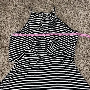 5/$30 🎈 Ultra‎ flirt XL black and white striped dress thumbnail 5